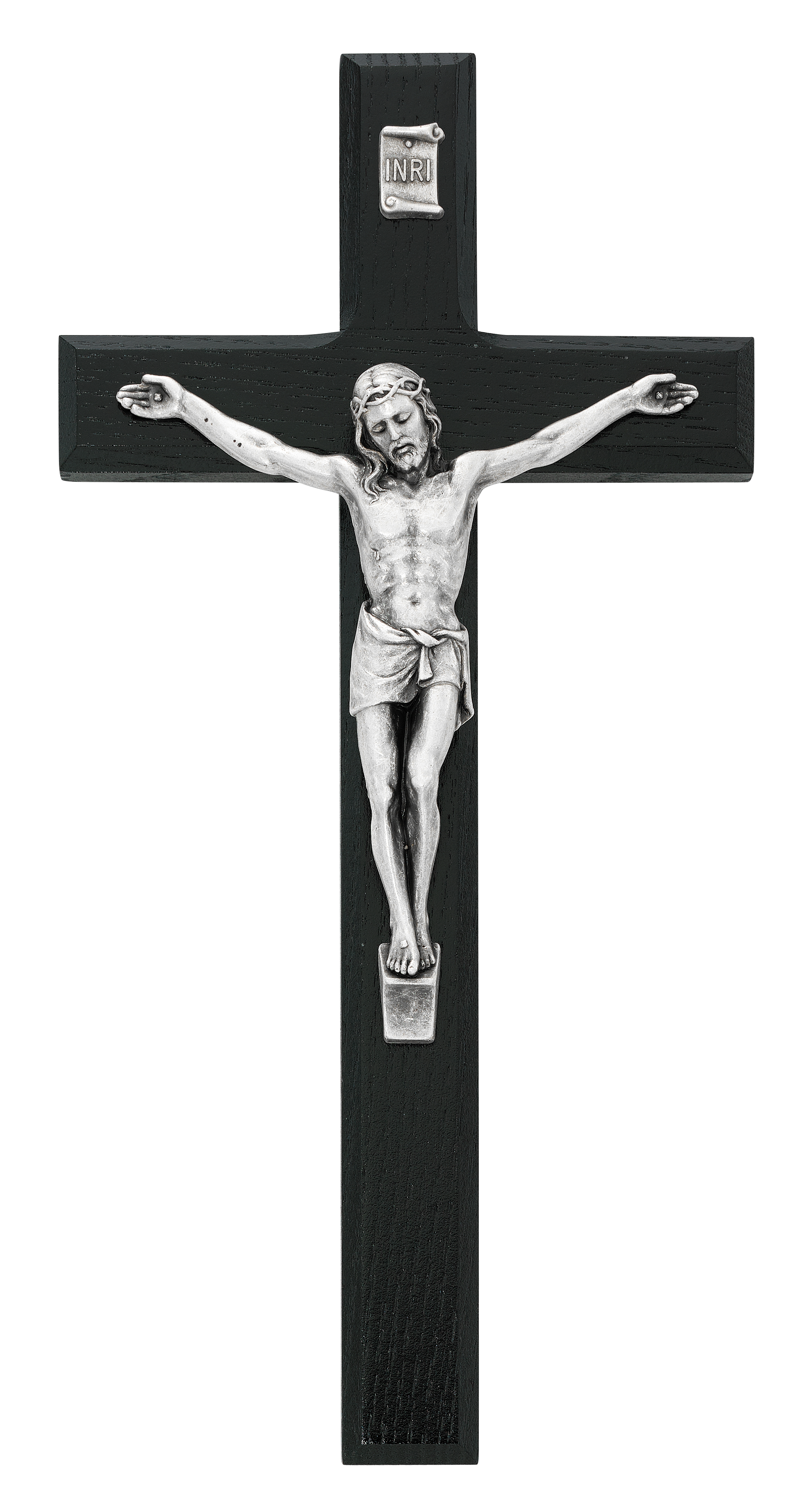 10 in. Black Crucifix