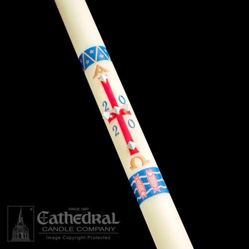 Paschal Candle Benedictine Size 10: 2-1/2" x 60"