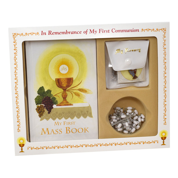 First Mass Book My First Eucharist Boxed Set White / White