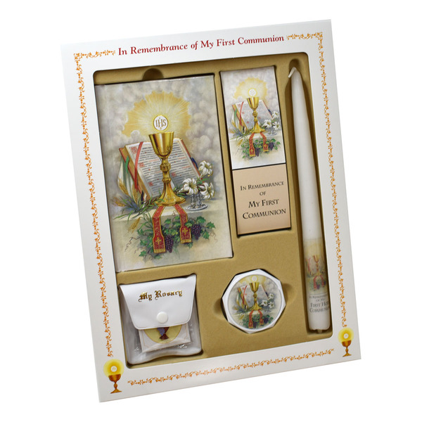 First Mass Book Pray Always Edition Deluxe Set White