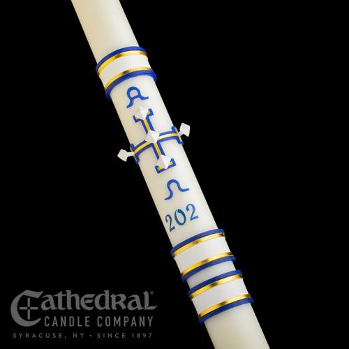 Paschal Candle 2-1/2 " x 36" Eternal Glory Size 6sp