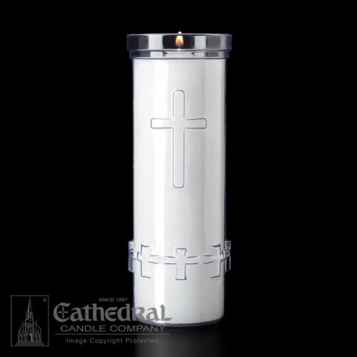 Cemetery Memorial Light Outdoor 7-Day Candle Refill Case of 24