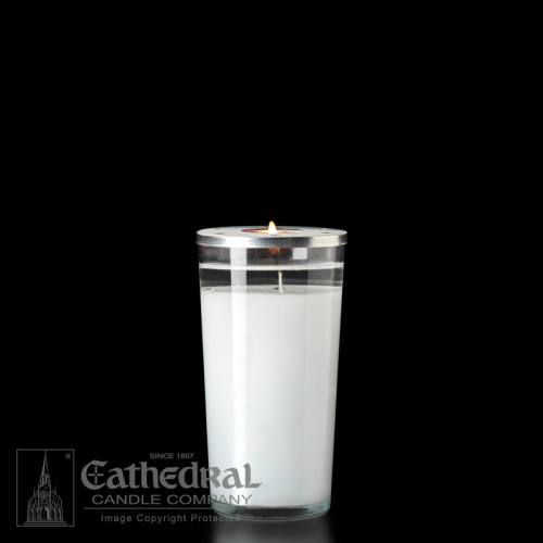 Chapel Light Candle 72 Hour Clear Case