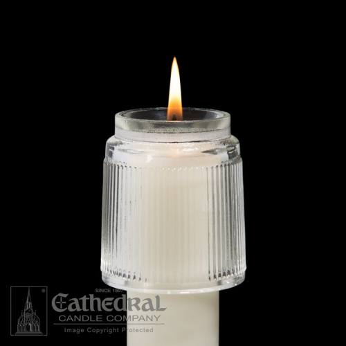 Candle Follower Rex Glass 11/16 to 3/4 Inch