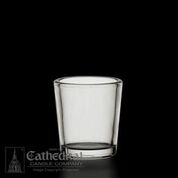 Votive Candle Glass 15 Hour Clear Individual