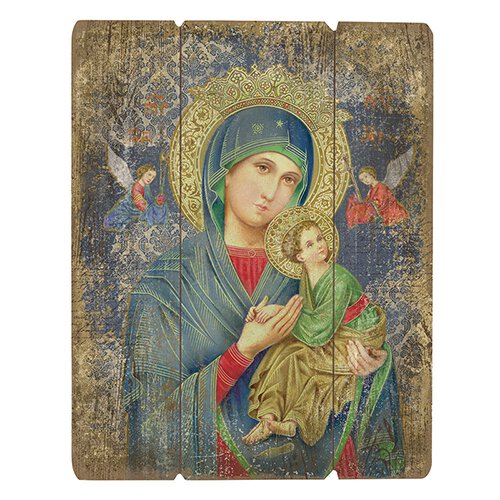 Wood Pallet Our Lady of Perpetual Help