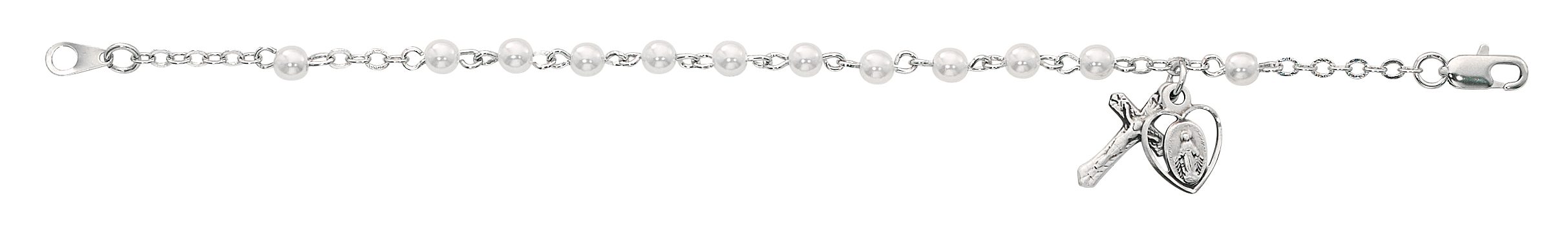 6.5in Pearl Look Bracelet