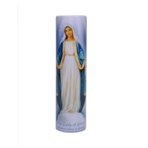 Mary Our Lady of Grace Flameless LED Candle