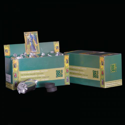 Charcoal Graziani Brand Green Box Versatile Briquettes Roll