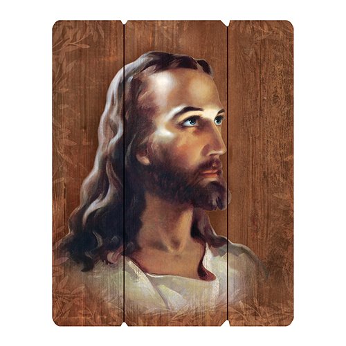 Wood Pallet Head Of Christ