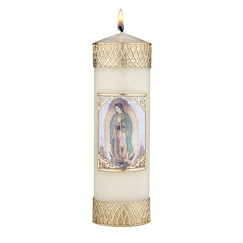 Prayer Candle Our Lady of Guadalupe Large