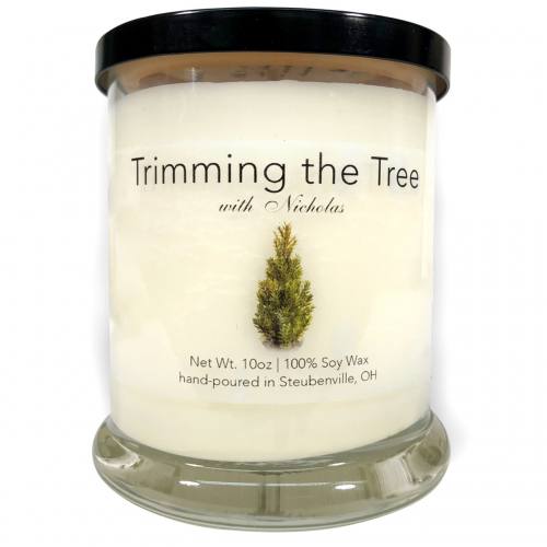Scented Candle Trimming the Tree with Nicholas Cedar and Citrus