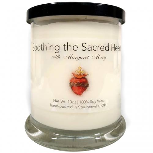 Scented Candle Soothing the Sacred Heart Sycamore and Sage