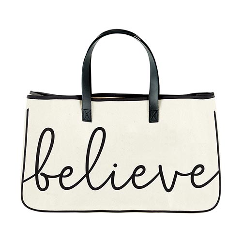 Tote Bag Believe Canvas