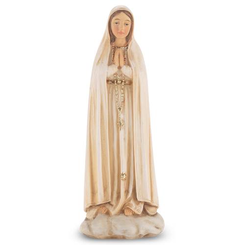 Statue Mary Our Lady Fatima 4 inch Resin Painted Boxed
