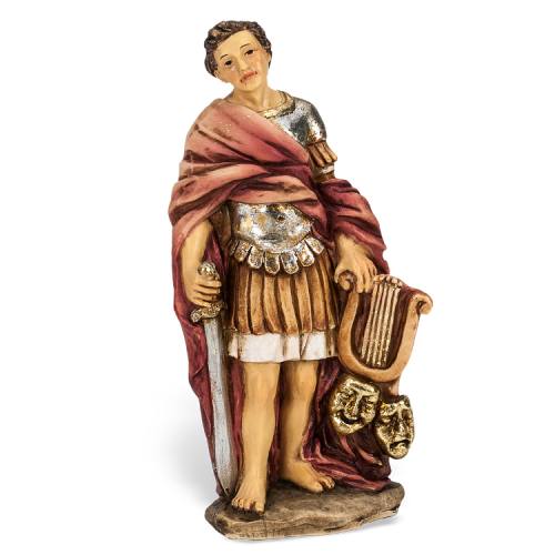 Statue St. Genesius Rome 4 inch Resin Painted Boxed
