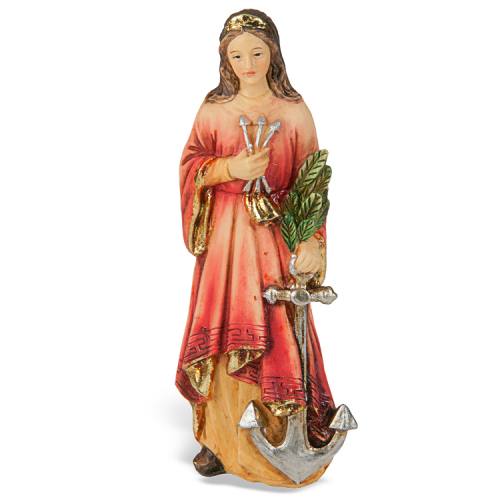 Statue St. Philomena 4 inch Resin Painted Boxed