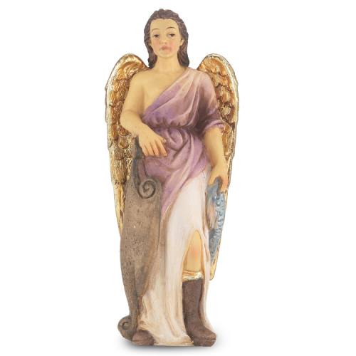 Statue St. Raphael Archangel 4 inch Resin Painted Boxed