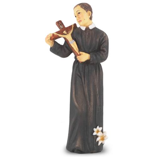 Statue St. Gerard 4 inch Resin Painted Boxed