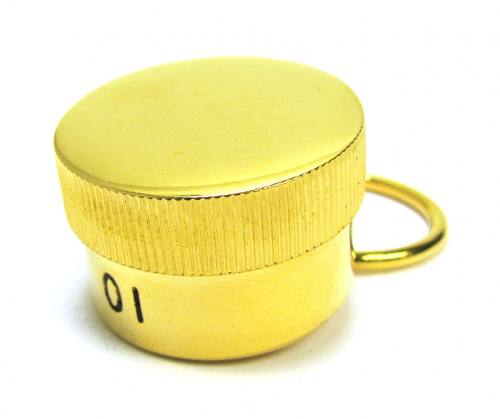 Oil Stock Single with Ring Plated Gold