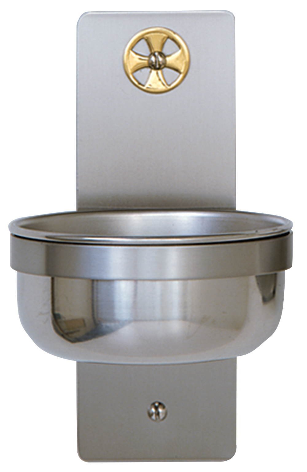 Holy Water Font Stainless Steel 4 1/4 inch Bowl