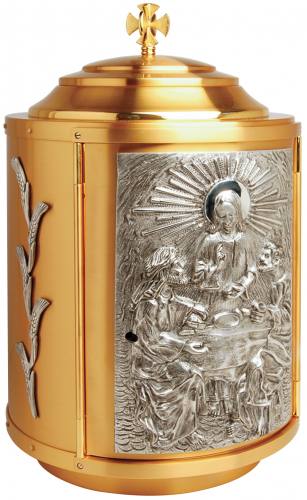 Tabernacle Round Silver Plated Accents