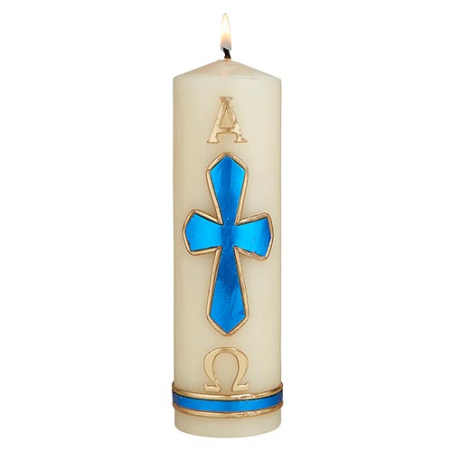 Prayer Candle Alpha & Omega