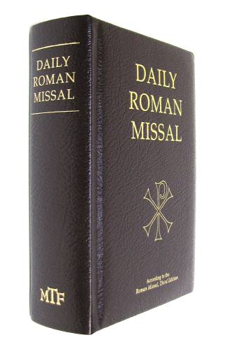 Daily Roman Missal Regular Print Leather Burgundy