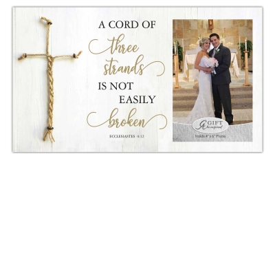 Frame Cord of Three With Rope Wedding 4 x 6