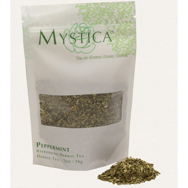 Mystic Monk Tea Peppermint Loose Leaf 2 oz.
