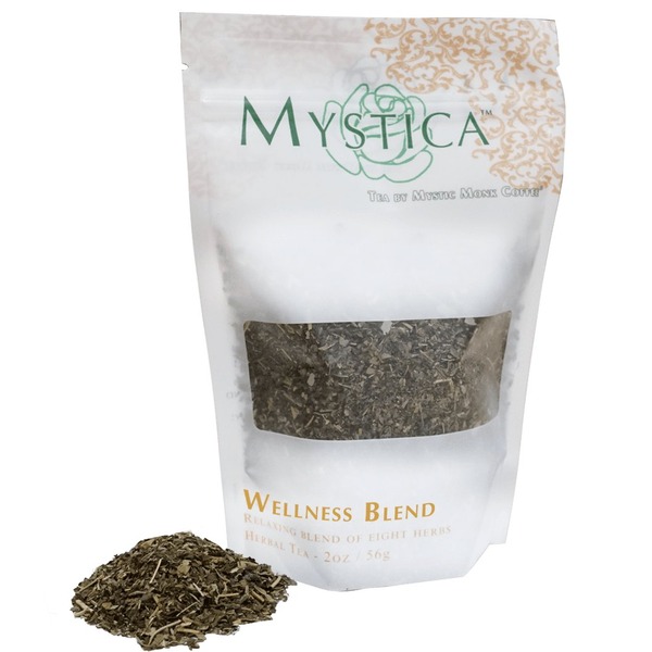 Mystic Monk Tea Wellness Blend Loose Leaf 2 oz.
