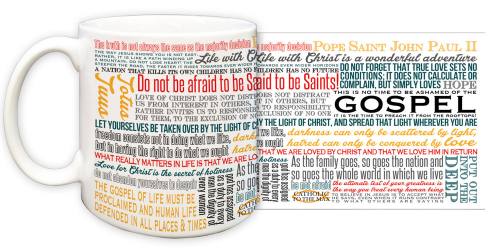 Mug St. John Paul II Quote Ceramic