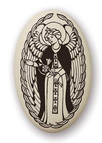 Saint Medal St. Gabriel Archangel 1.5 inch Porcelain Pendant