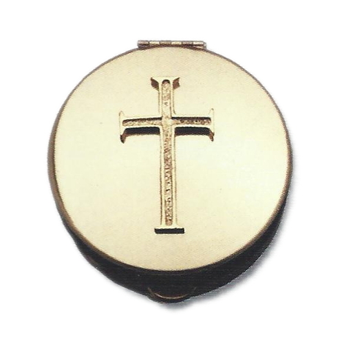 Pyx Gold Cross Plated Brass Small