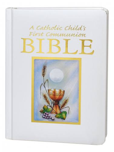 A Catholic Child's First Communion Bible Sacramental