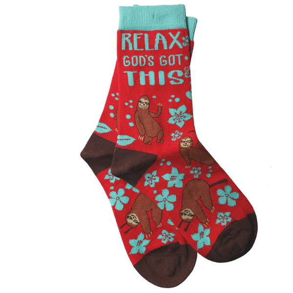 Socks Bless My Sole Relax Sloth