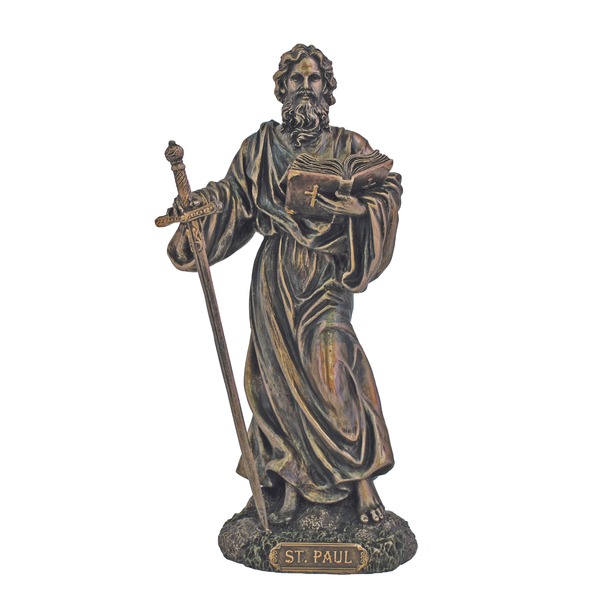 Statue St. Paul 8 in Resin Bronze
