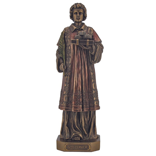 Statue St. Stephen 9 in Resin Bronze