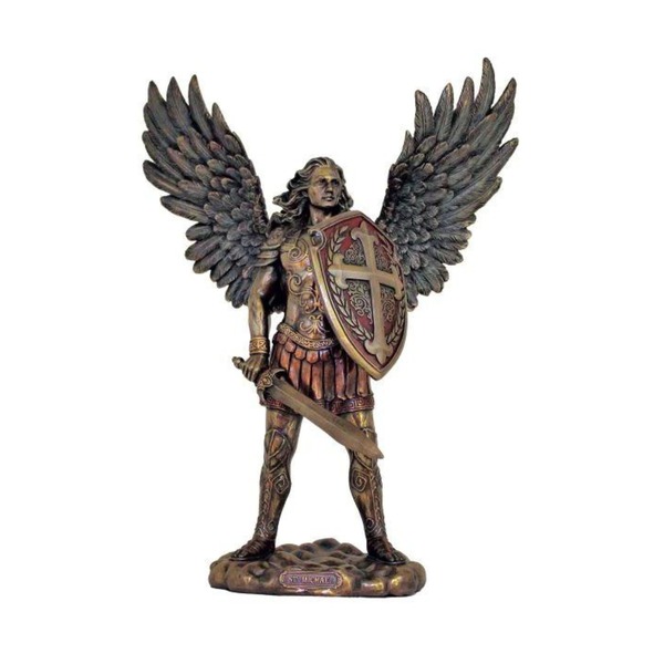 Statue St. Michael 7 in Resin Bronze