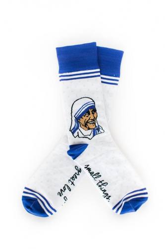 Sock Religious St. Mother Teresa of Calcutta Socks Adult Cotto