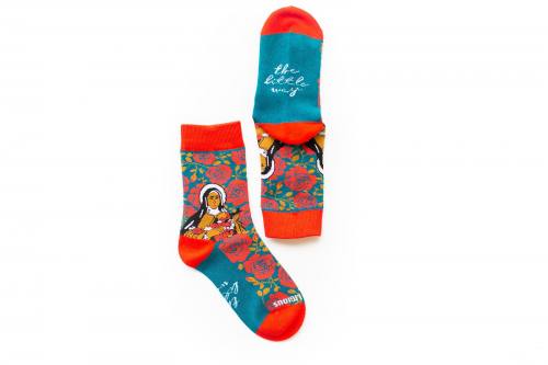 Sock Religious Therese of Lisieux Socks Kids Cotton Nylon Spande
