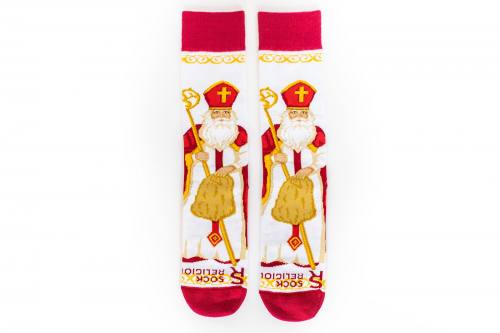 Sock Religious St. Nicholas Socks Adult Cotton Nylon Spandex