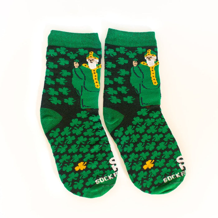 Sock Religious St. Patrick Kids Cotton Nylon Spandex