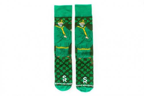 Sock Religious St. Patrick Socks Adult Cotton Nylon Spandex