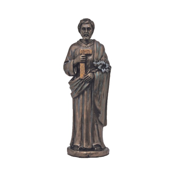 Statue St. Joseph 5 in Resin Bronze