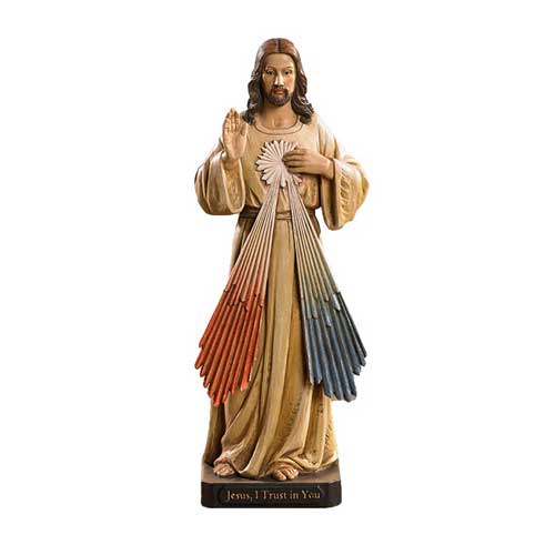 8in. Toscana Divine Mercy Statue
