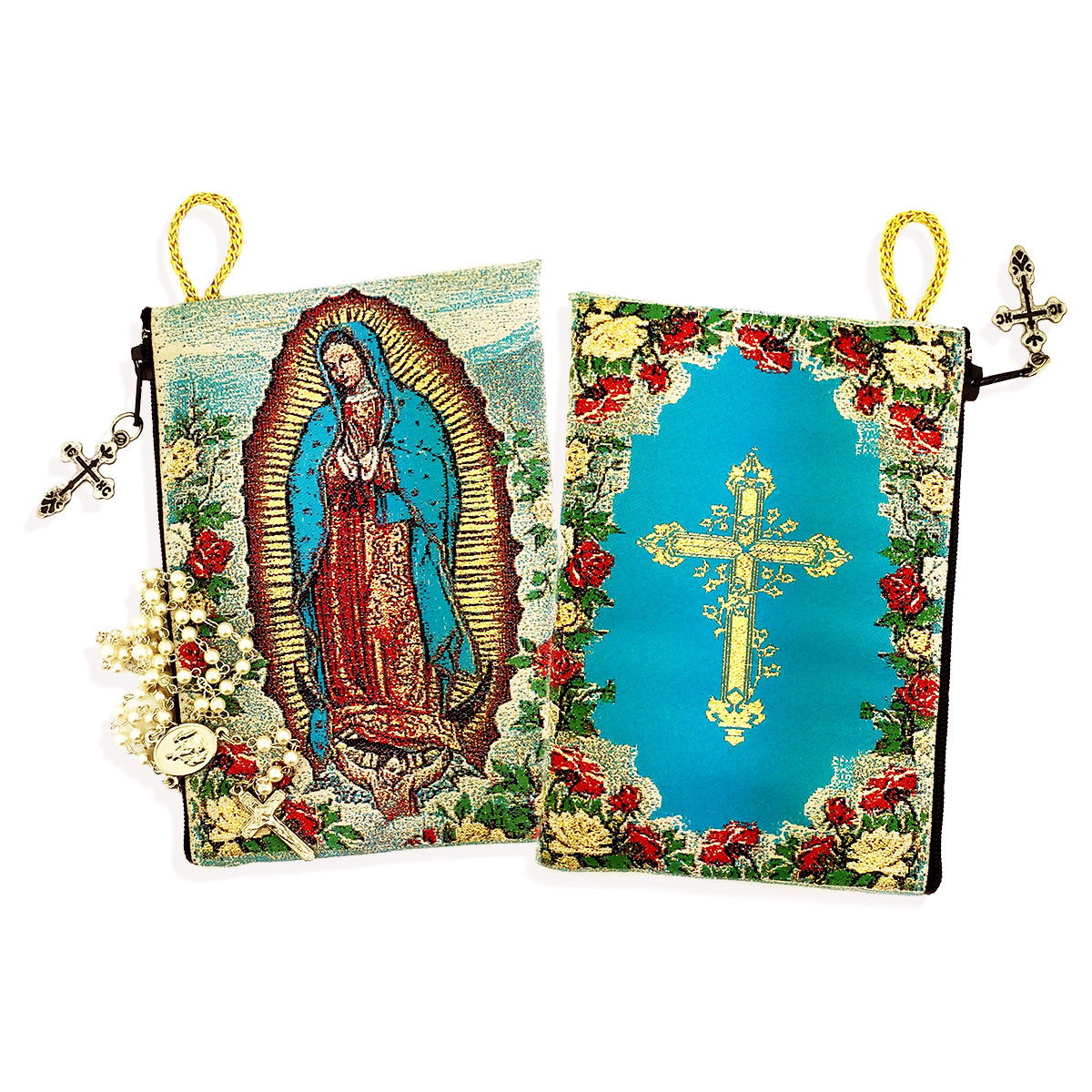 Rosary Case Our Lady of Guadalupe 5 3/8 x 4