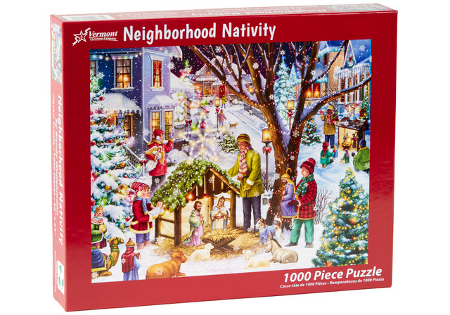 Puzzle Neighborhood Nativity 1000 Piece Jigsaw