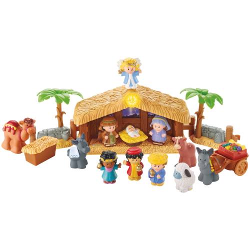 Nativity Little People Deluxe Christmas Story 12 PC