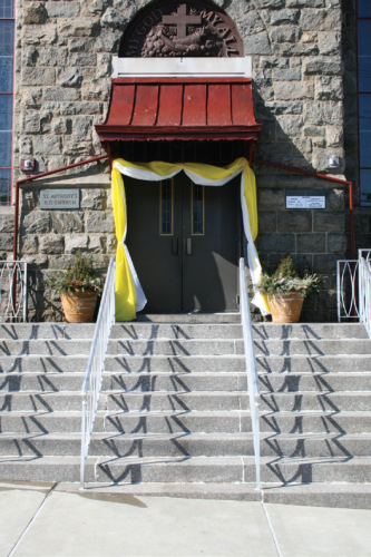 Papal Bunting Black or Gold & White